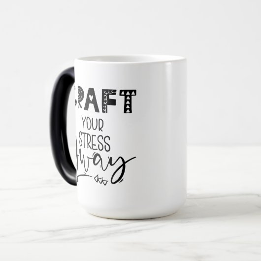 Haal je stress weg magische mok (Voorkant links)