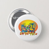 Haal je TIKI aan Ronde Button 5,7 Cm (Voorkant /achterkant)