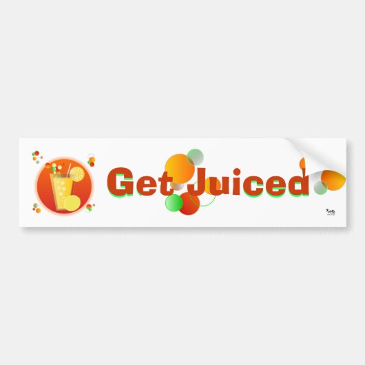 Haal Juiced Bumpersticker (Voorkant)