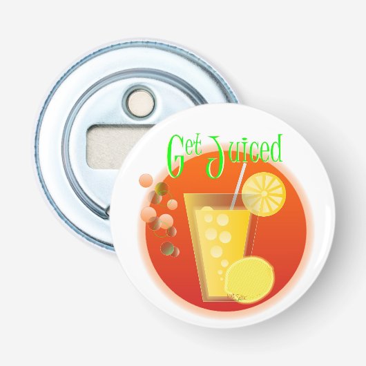 Haal Juiced Button Flesopener (Voorkant)