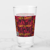 Haal Litty! Glazen tumbler (Achterkant)