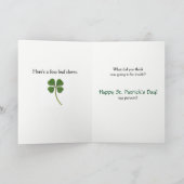 Haal Lucky - Grappig St. Patrick's Day Kaart (Binnen)