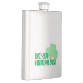 Haal Lucky L Clover Shamrocks St Patty Flask Flacon (Rechts)