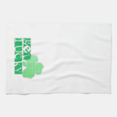 Haal Lucky L Clover Shamrocks St Patty K Towel Theedoek (Horizontaal)
