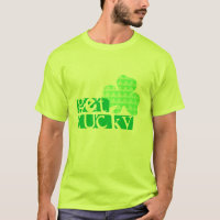 Haal Lucky L Clover Shamrocks St Patty Mannen T-sh