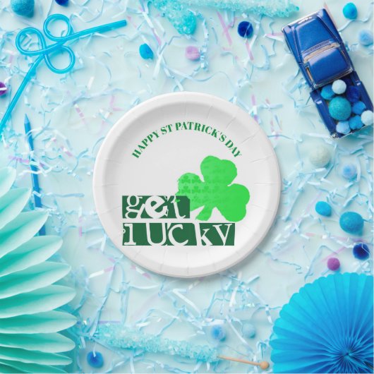 Haal Lucky Modern St. Patrick Paper Bord 2 (Feest)