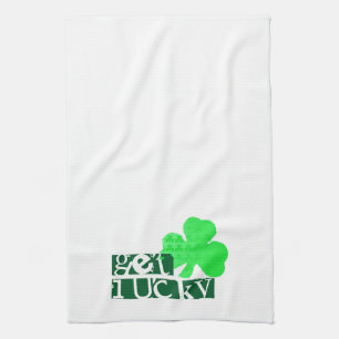 Haal Lucky St Patrick's Day Kitchen Towels Theedoek