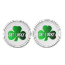 Haal Lucky St Patrick's Day Paar of Cufflinks