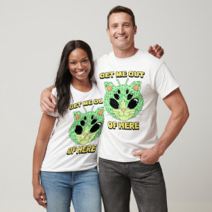Haal me hier weg - grappige introverts Alien T-shirt