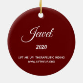 Haal me omhoog! ornament 2020 Vakantiedagen - Jewe (Achterkant)