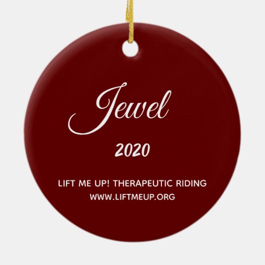 Haal me omhoog! ornament 2020 Vakantiedagen - Jewe (Achterkant)