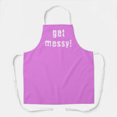 Haal Messy! Roze Schort (Voorkant)