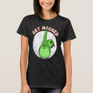 Haal Mooned I Parrot Underfluffies I Green Indian T-shirt