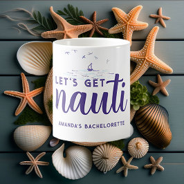 Haal Nauti Nautical Boat Bachelorette Party Gift Koffiemok