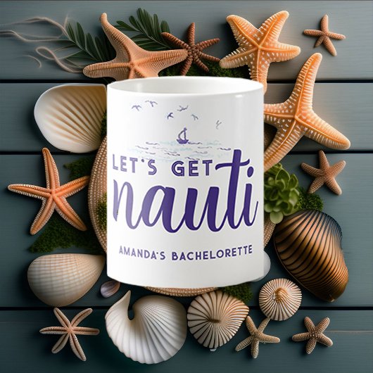 Haal Nauti Nautical Boat Bachelorette Party Gift Koffiemok