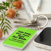 Haal onze pijn weg... sleutelhanger (Voorkant Rechts)