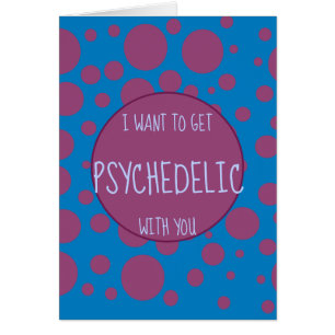 Haal Psychedelic met je blauwe Paarse Trippy Spots