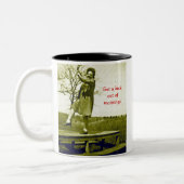 Haal 's ochtends een Kick uit. Tweekleurige Koffiemok (Links)