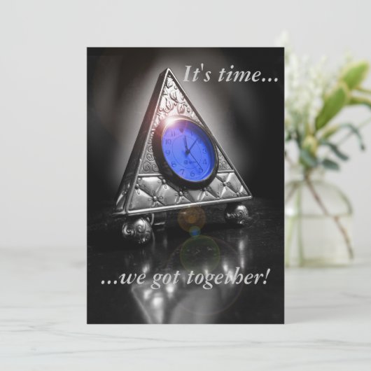 Haal samen de  Kaart van de Uitnodiging (Staand voorkant)