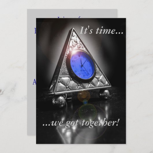 Haal samen de  Kaart van de Uitnodiging (Voorkant / Achterkant)