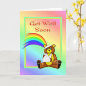 Haal snel Beer met BooBoos Kaart (Gele Bloem)