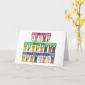 Haal snel de katten van ons allemaal. kaart (Gele Bloem)