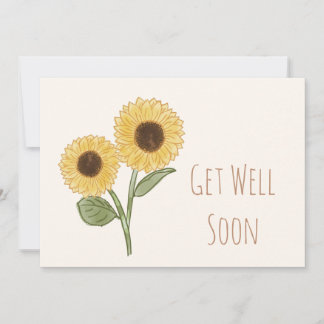 Haal snel de minimale zonnebloem positief kaart