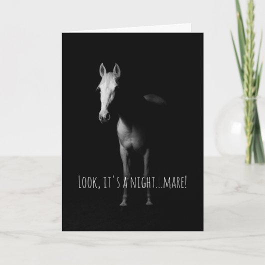 Haal snel een paardenkaart kaart (Voorkant)