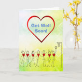 Haal snel netball Greep er weer bovenop Kaart (Gele Bloem)