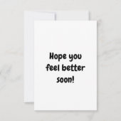 Haal snel waterverf plat wenskaart in huis bedankkaart (Achterkant)