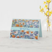 Haal snel Wenskaart Kaart (Gele Bloem)