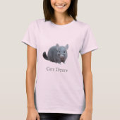 Haal stoffige chinchilla t-shirt (Voorkant)