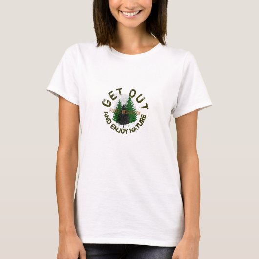 Haal uit de Natuur Forks, WA Shirt (Voorkant)