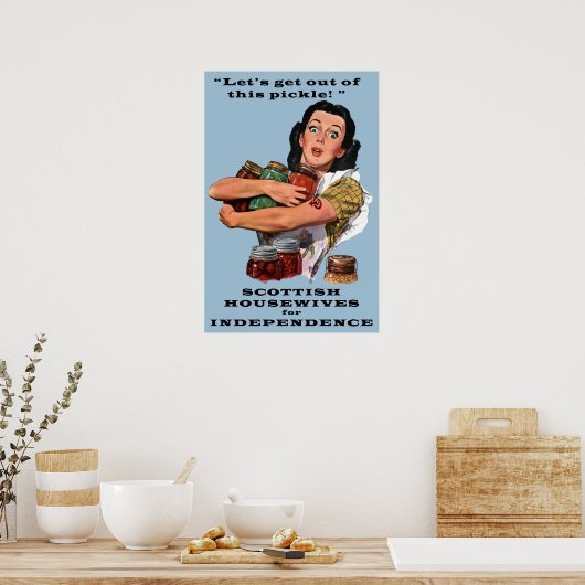 Haal uit deze pot met Scottish Independence Poster (Keuken)