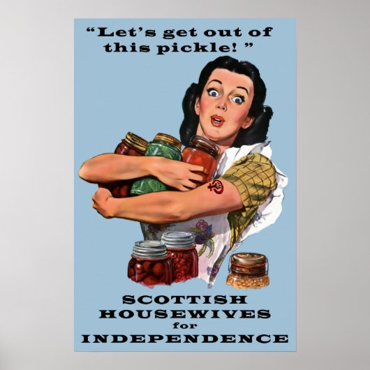 Haal uit deze pot met Scottish Independence Poster (Voorkant)