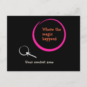 Haal uit uw Comfort Zone Briefkaart