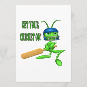 Haal uw cricket aan kaart