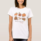 Haal uw Fat Pants Ready Funny Retro Thanksgiving T-shirt (Voorkant)