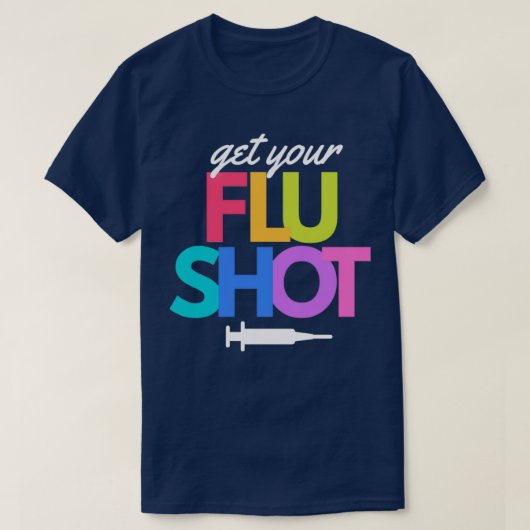 Haal uw griepvirus via de mond en zorg ervoor dat t-shirt (Design voorkant)
