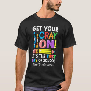 Haal uw kraak op de tweede klas van de leraar op d t-shirt