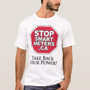 Haal uw kracht terug - Stop slimme meters T-shirt