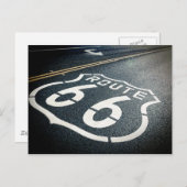 Haal uw pictogrammen op route 66 briefkaart (Voorkant / Achterkant)