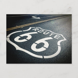 Haal uw pictogrammen op route 66 briefkaart