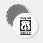 Haal uw pictogrammen op route 66 magneet (Voorkant / Achterkant)