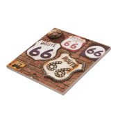 Haal uw pictogrammen op route 66 tegeltje (Zijkant)