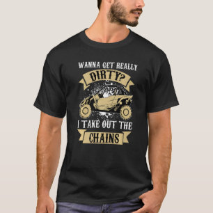 Haal vuile klusjes Funny UTV SxS Side by Side SS T-shirt