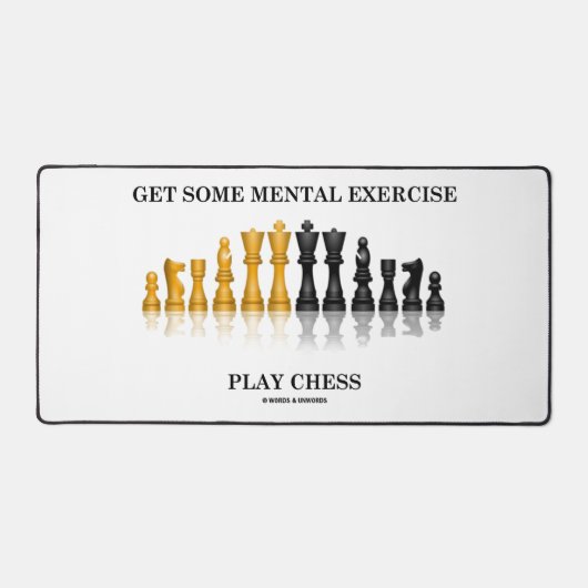 Haal wat mentale oefening schaak bureaumat (Voorkant)