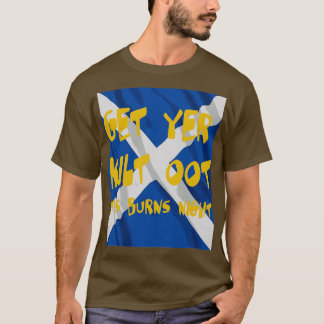 Haal Yer Kilt uit zijn Burns Night-tekst met Salti T-shirt