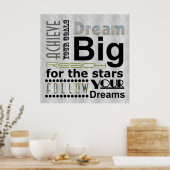 haalbare dromen poster (Keuken)