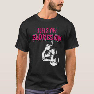 Haalt handschoenen uit - Vrouwen boksen geweldige  T-shirt